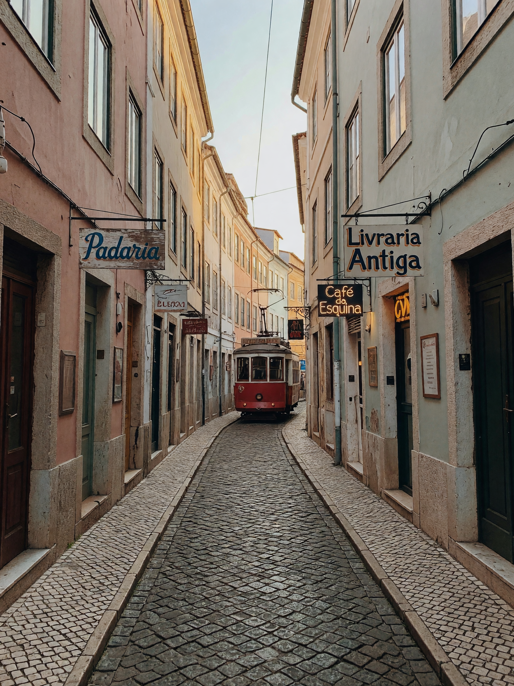 spent the afternoon getting lost down these little streets. tram bell ringing so
