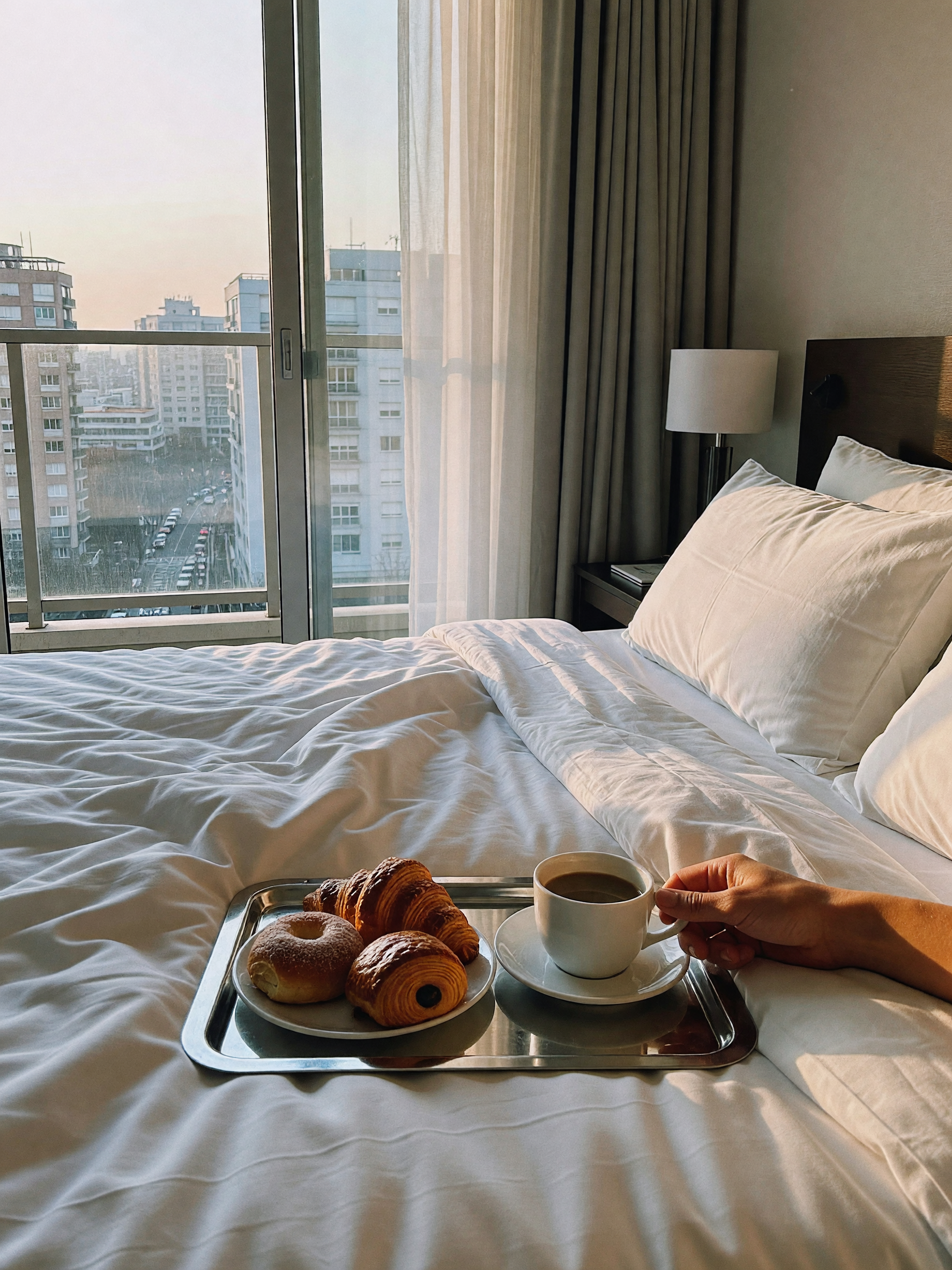 waking up to this view is dangerous for my productivity #hotelstay #breakfastinb