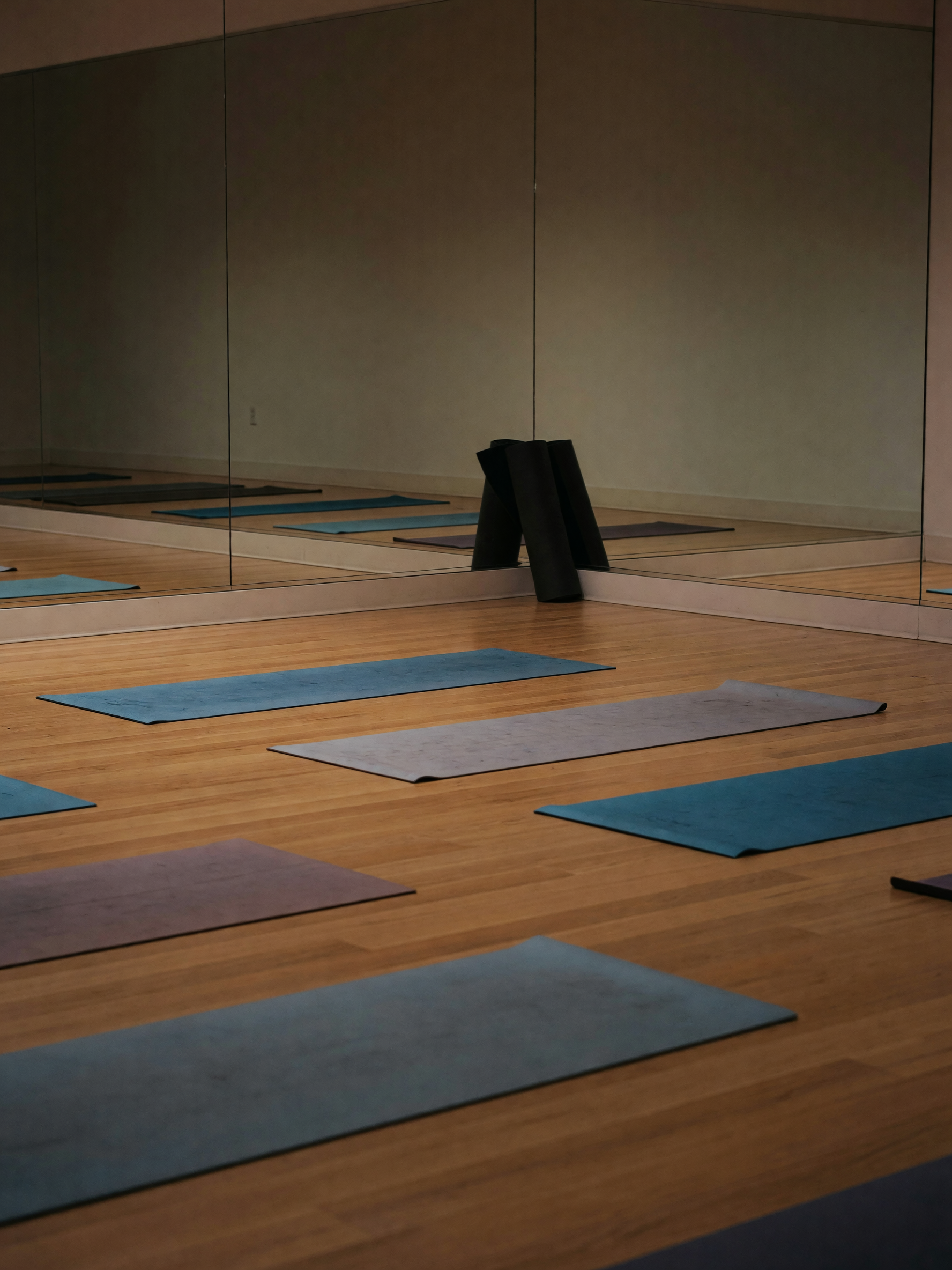 made it to the evening yoga class felt good to stretch after sitting at my desk all day leaving feel