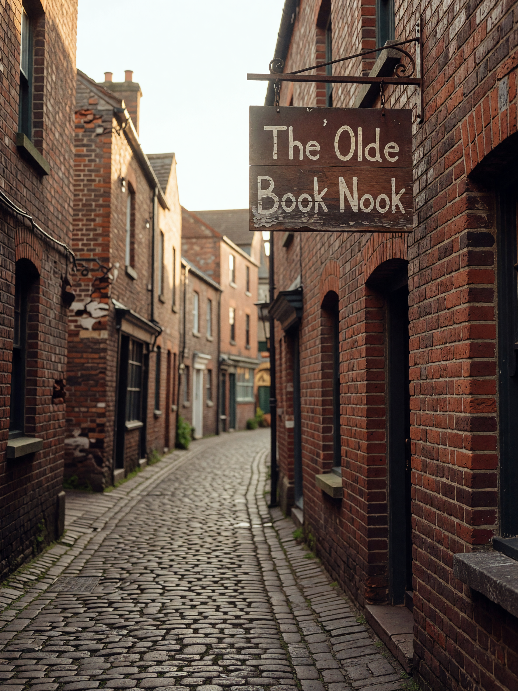 got lost trying to find that tiny bookstore but ended up on this cobblestone str