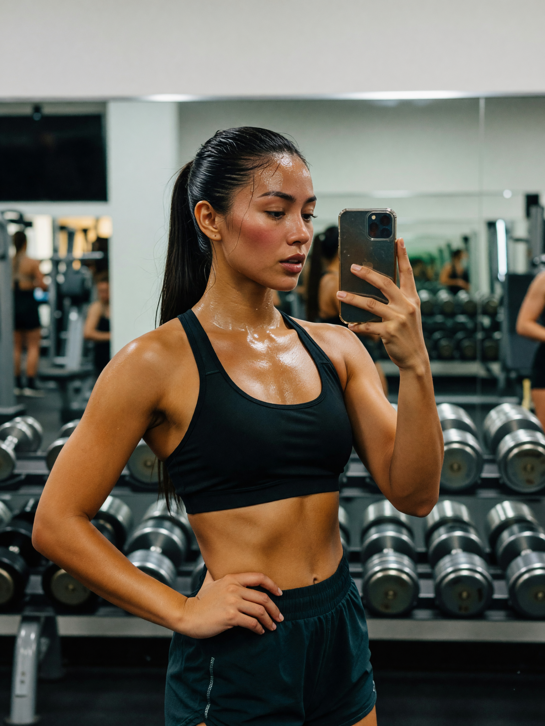 hit the weights hard today and feeling strong after. nothing beats that post wor
