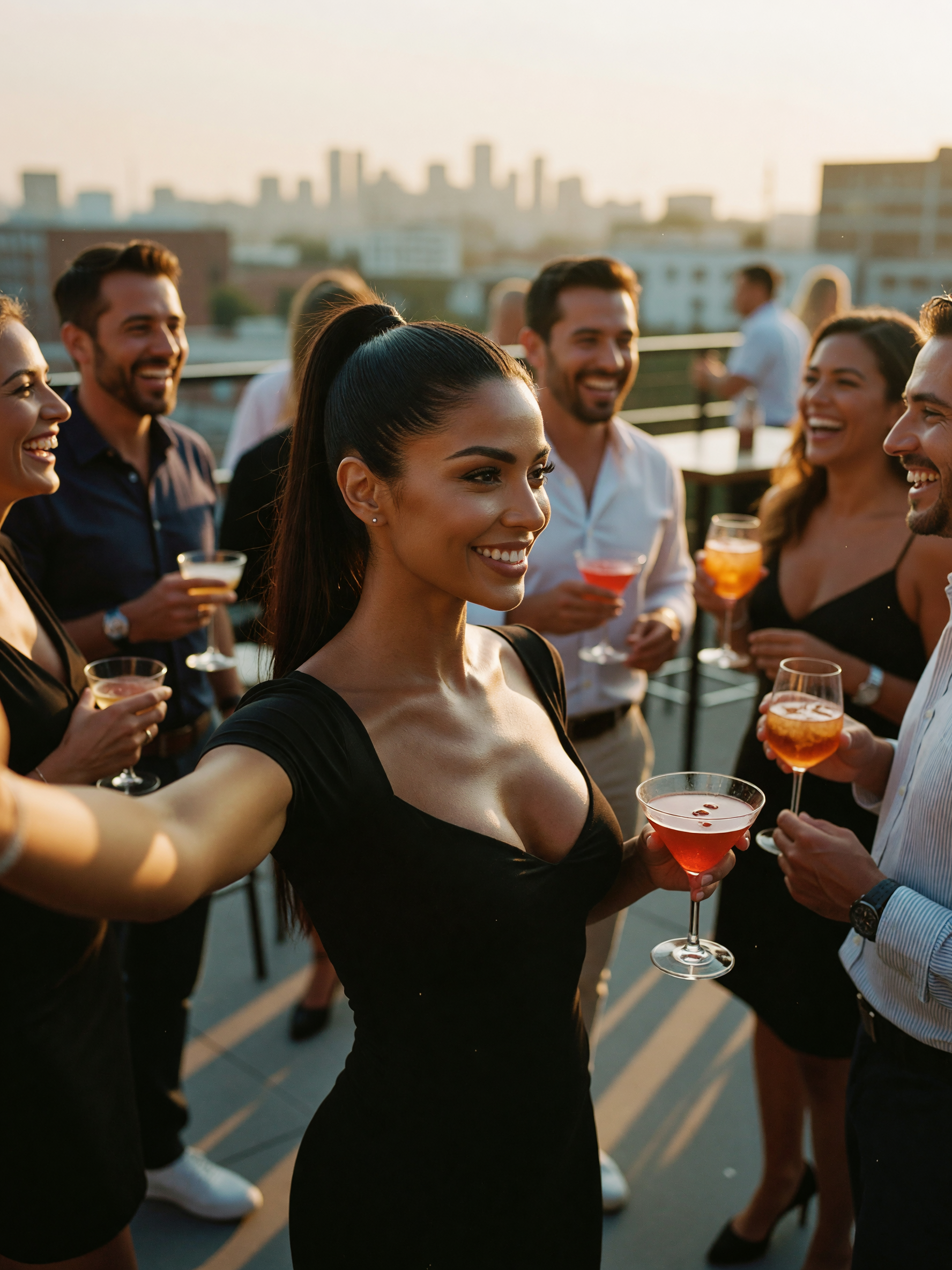 girls night loading… low cut dresses, strong cocktails, and zero plans to behave