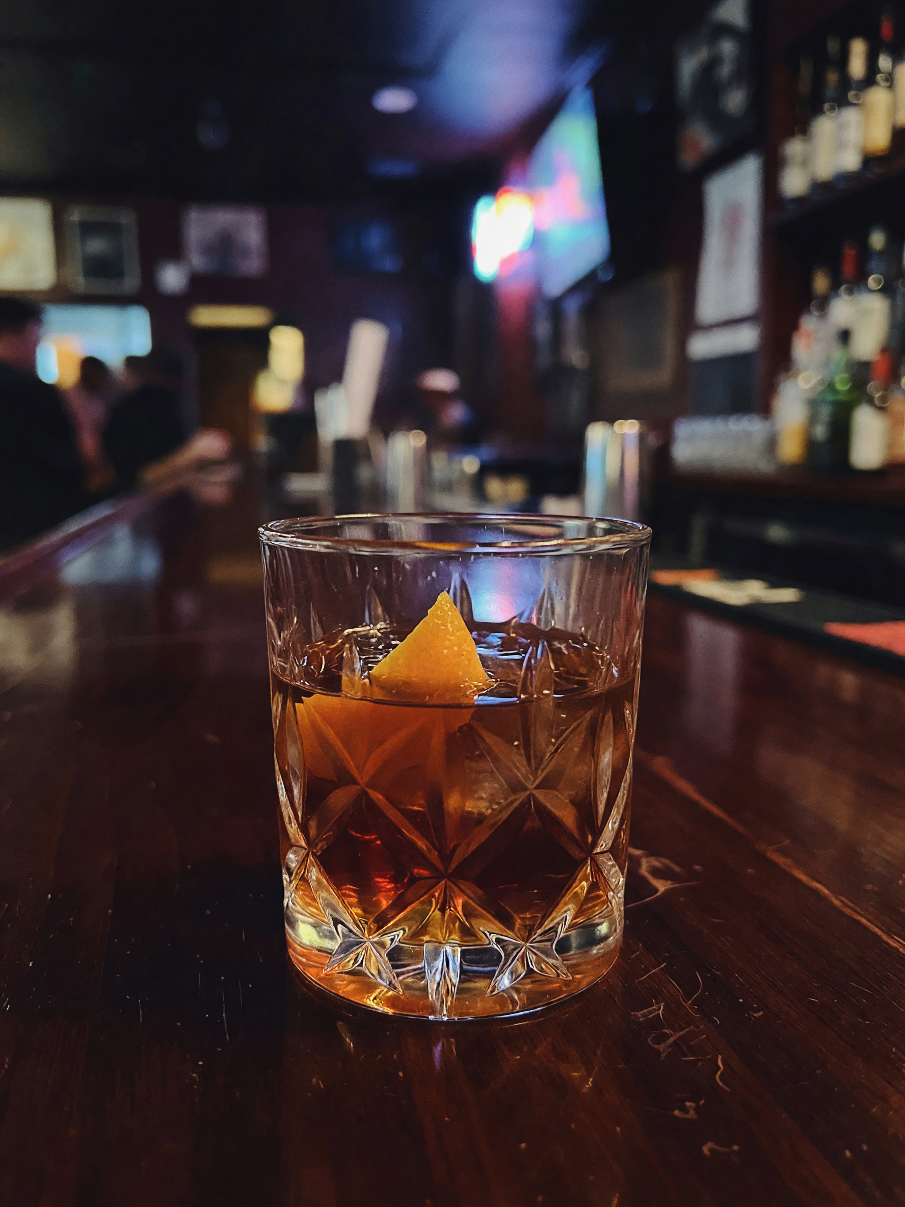 old fashioned came out perfect tonight, just the right amount of orange peel. qu