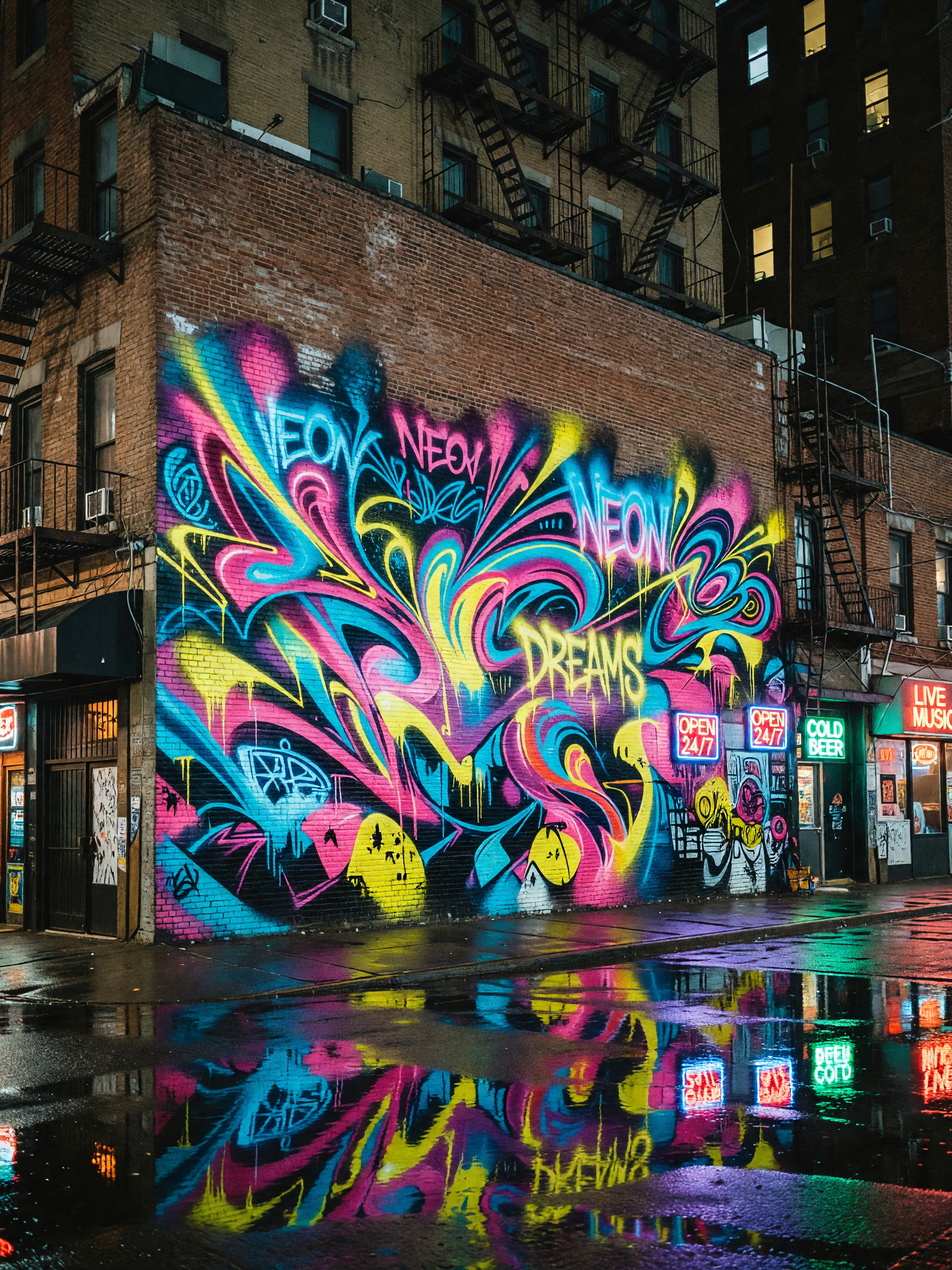 found this huge graffiti wall on my walk and had to stop and stare for a minute,