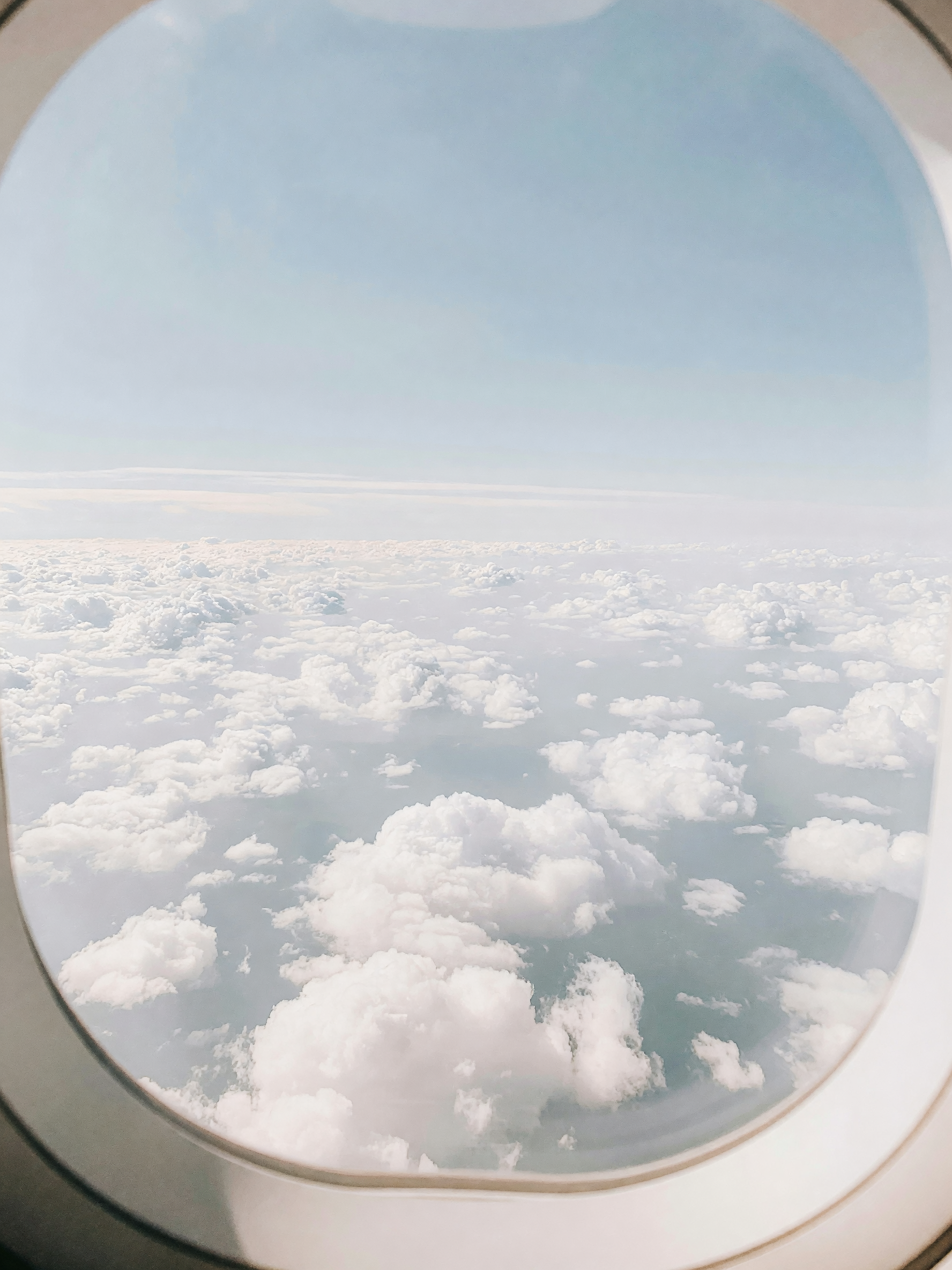 window seat always hits different when the clouds look like this ✈️