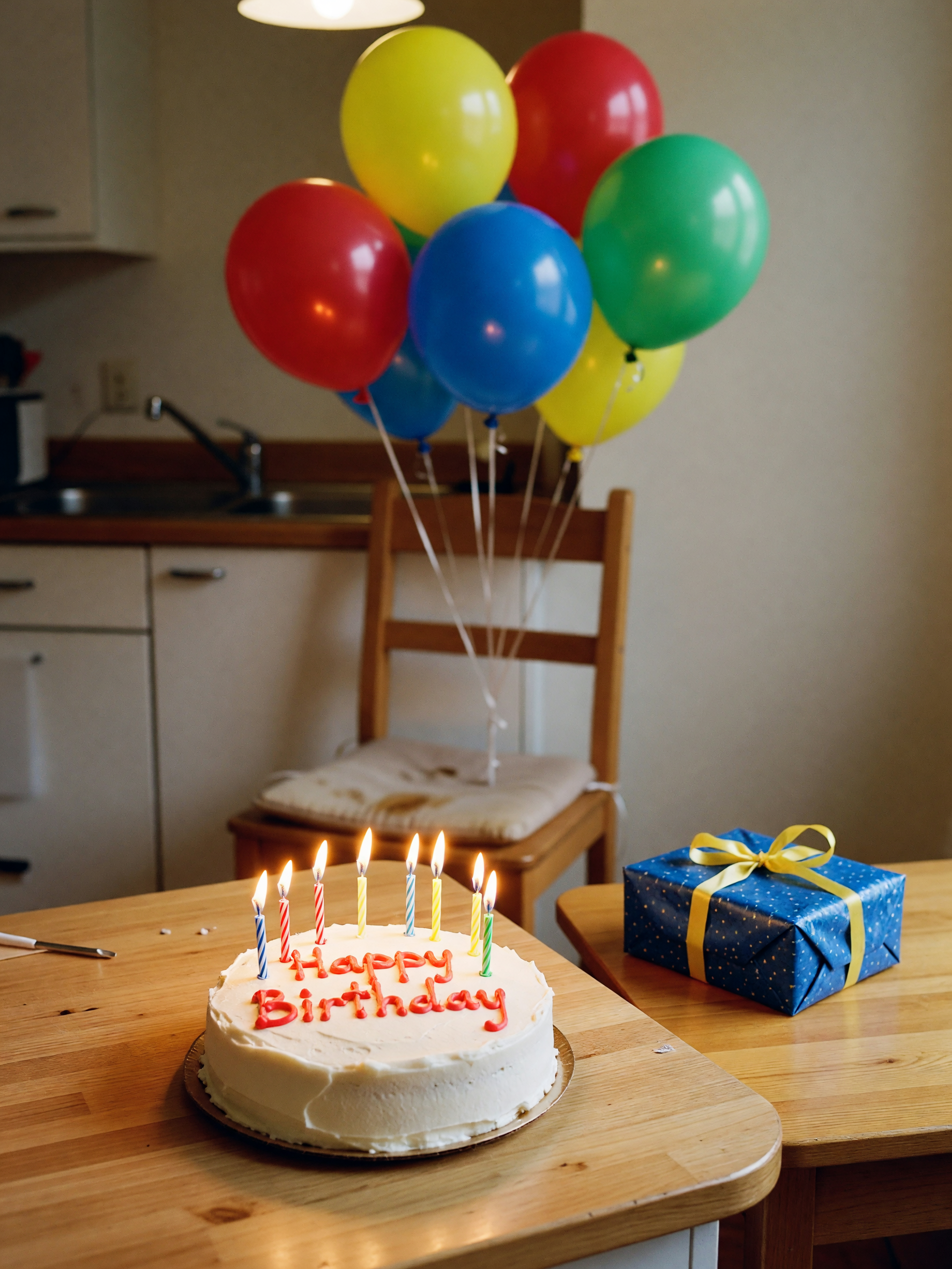 thirty-three trips around the sun, still can't blow these candles out in one go 