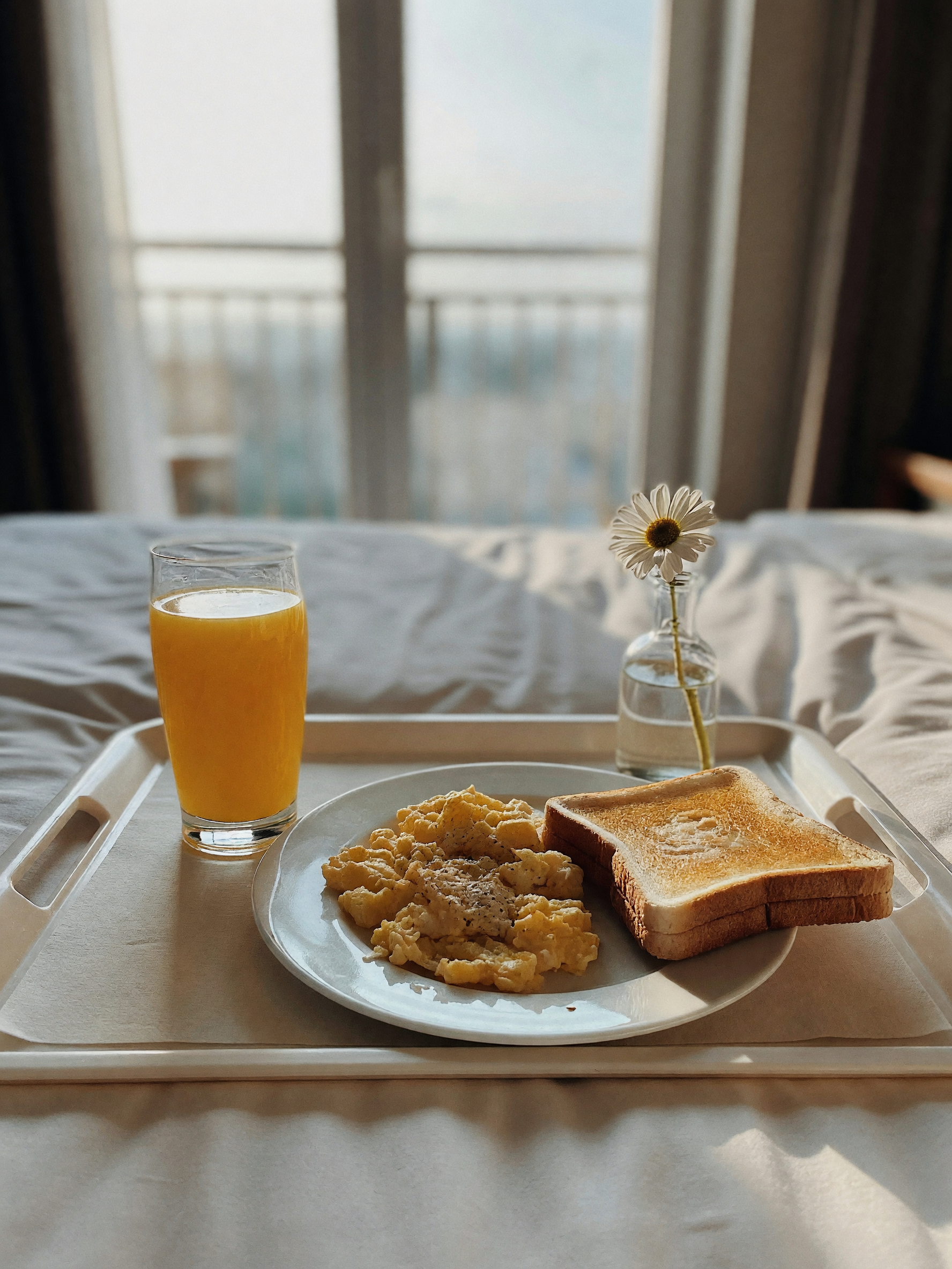 Woke up to this view and room service that somehow makes eggs taste like poetry.