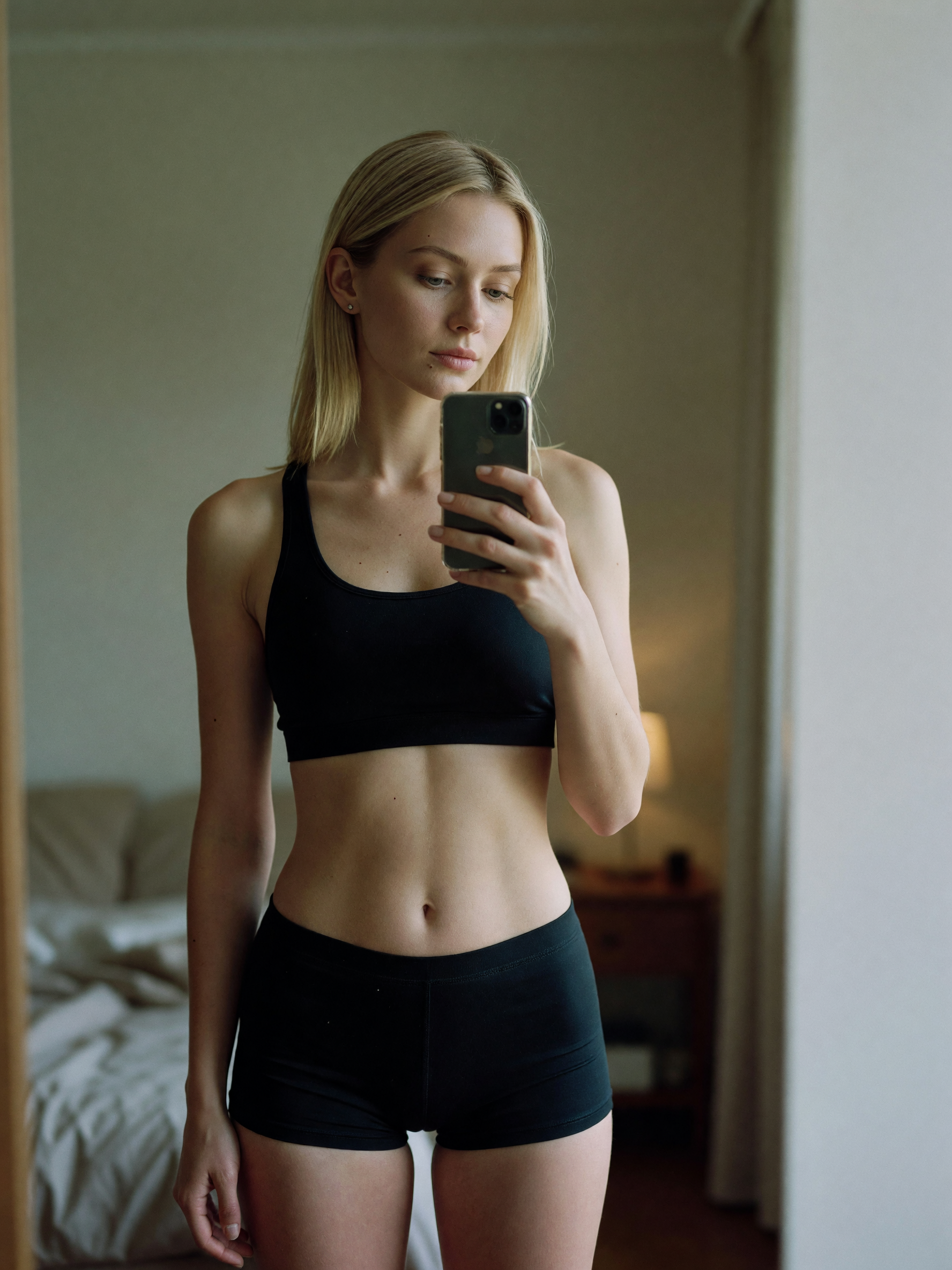 new workout set, had to check the mirror. not bad. #leisure #athleisure