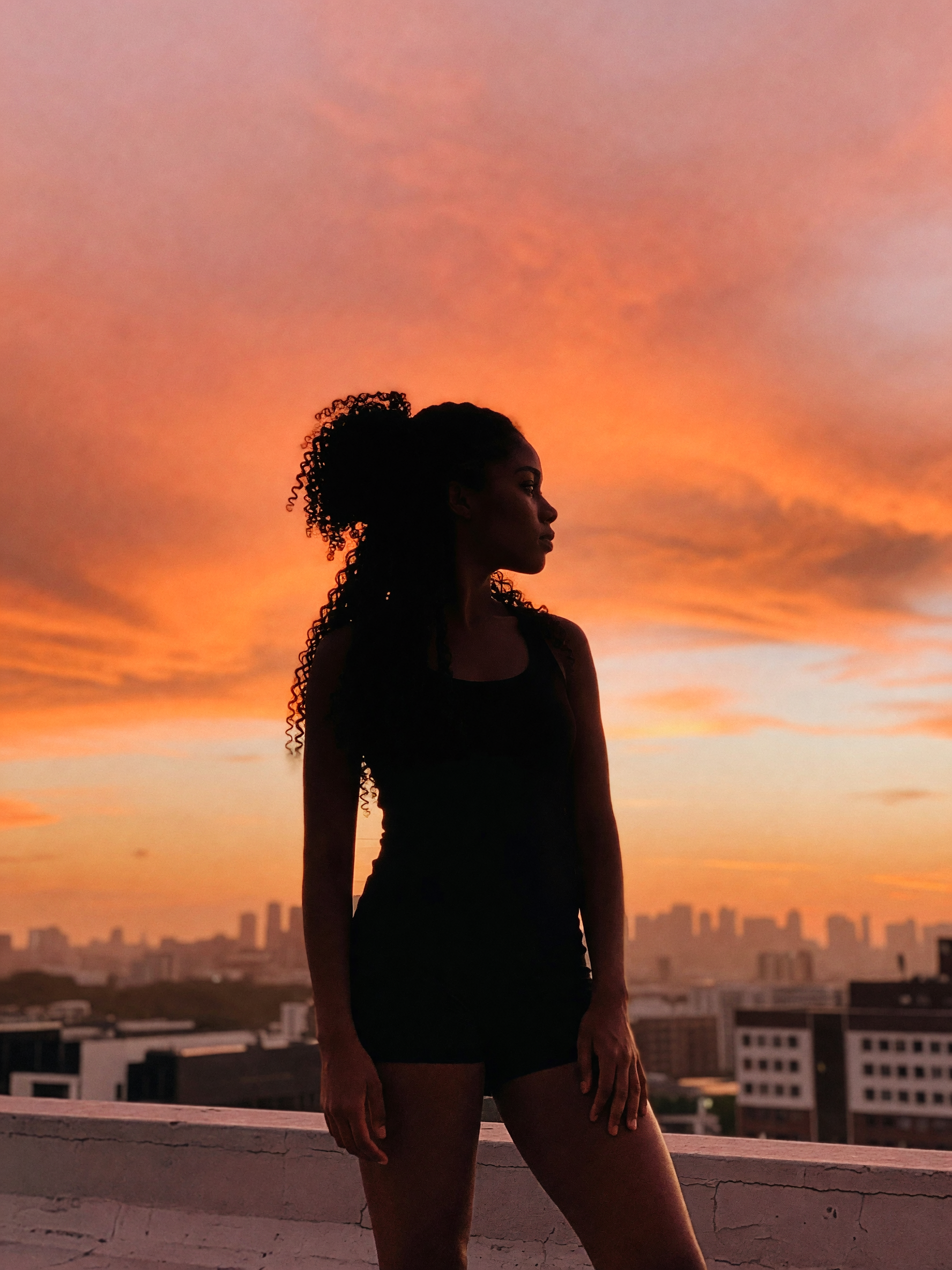 Golden hour hit different tonight. Just me and the sky after a long day. Gratefu