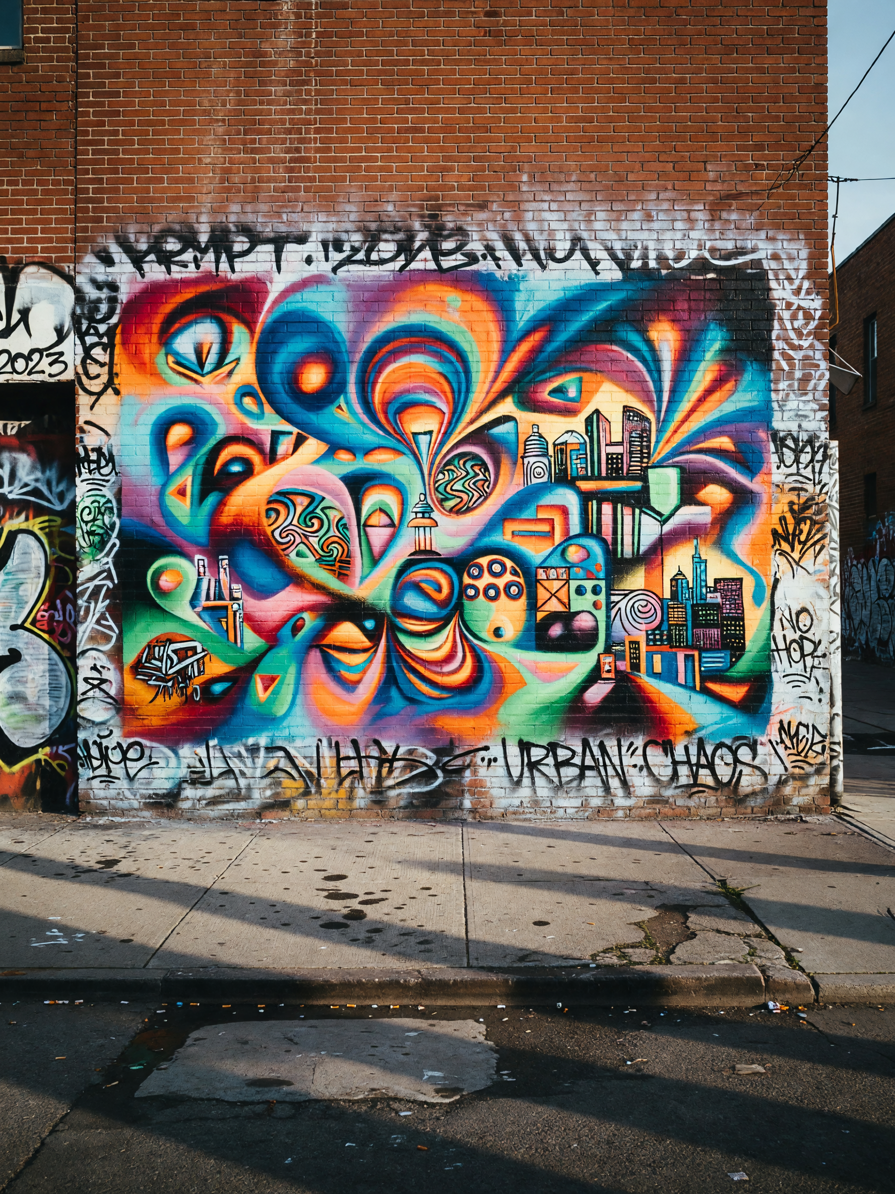 this mural stopped me mid-walk, couldn't not take a pic. city always showing off