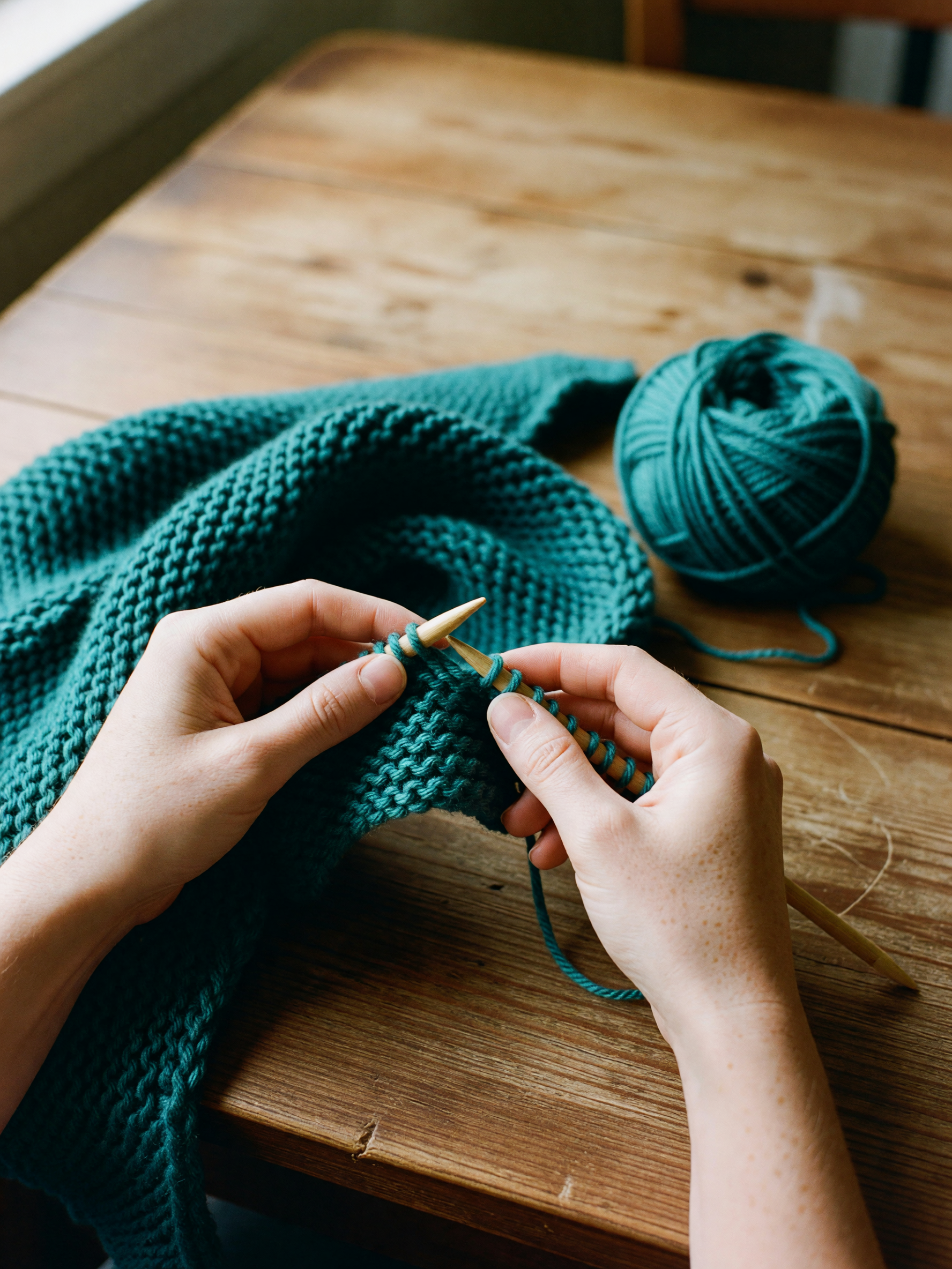 told myself i'd finish this scarf before the weekend ended… two rows later and i
