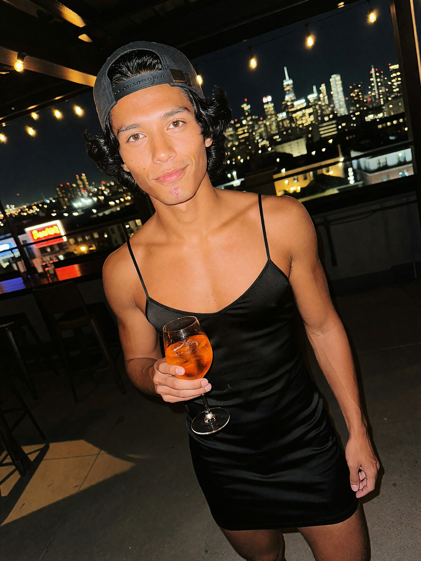 city lights hitting different when the drinks flow and the crowd's buzzing. who'