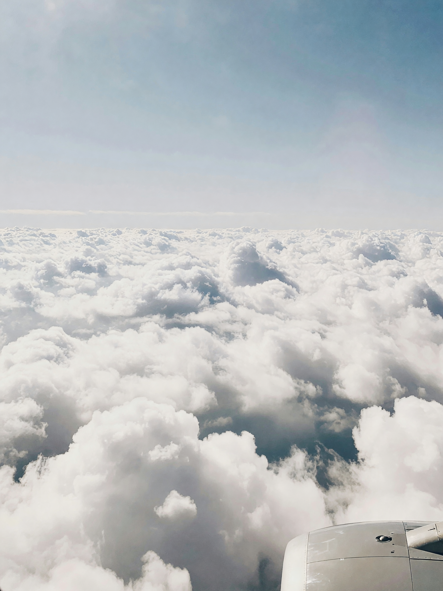 gate views and clouds for days. next stop: somewhere warm and with better coffee