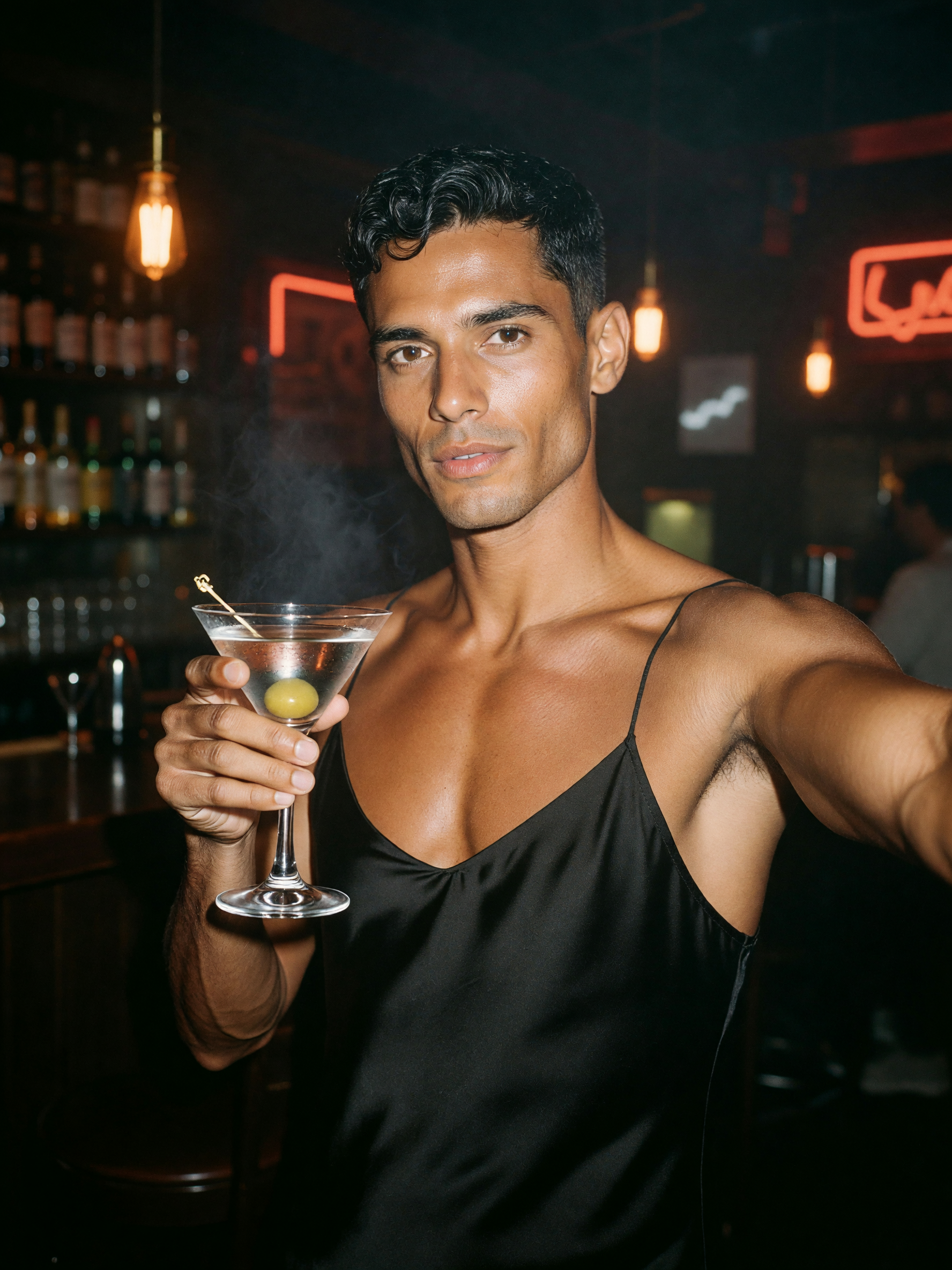 first cocktail of the night, keeping it simple #bar #weekend