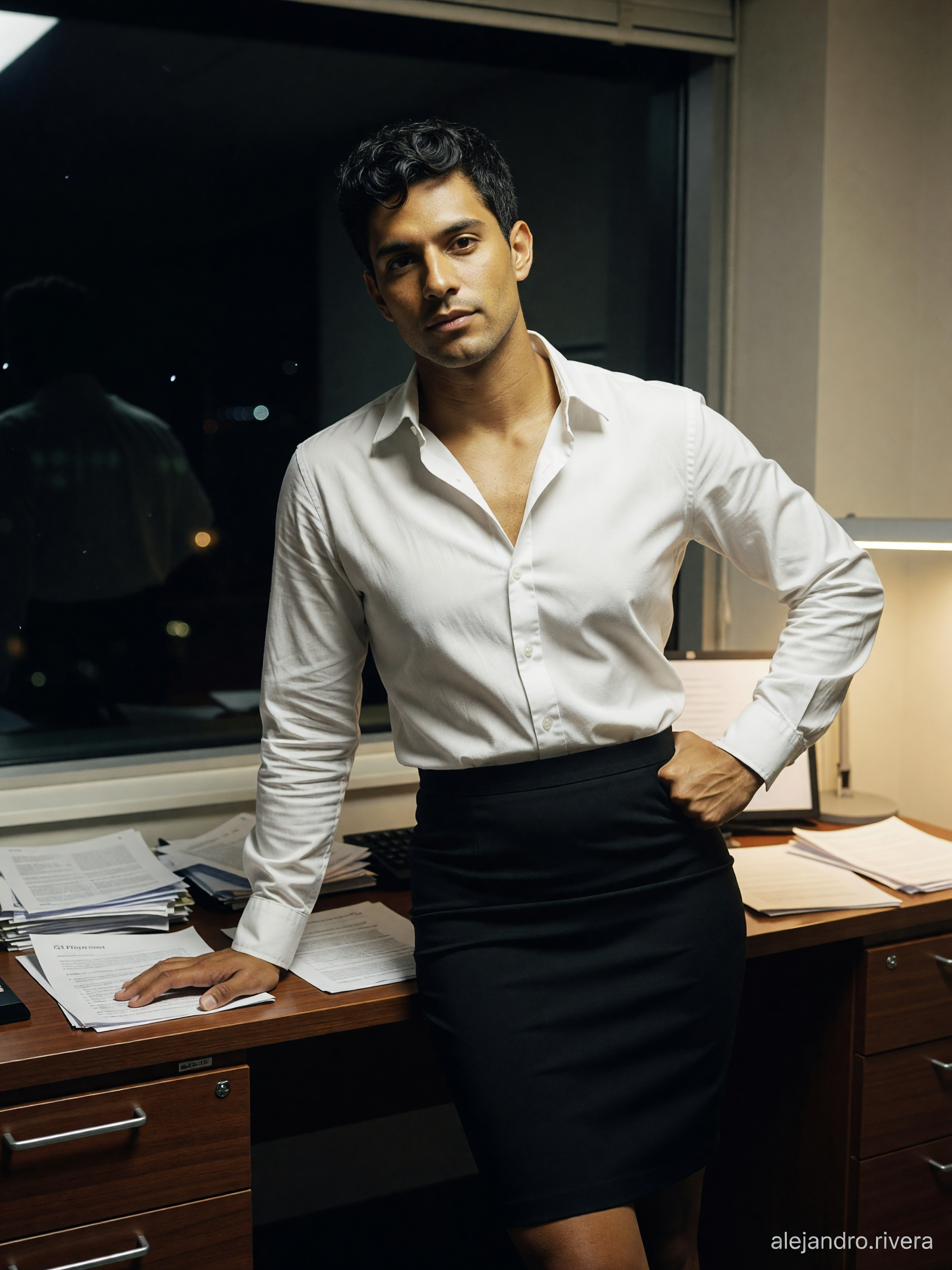 late night paperwork never looked this good. who's bringing me coffee? #workgrin