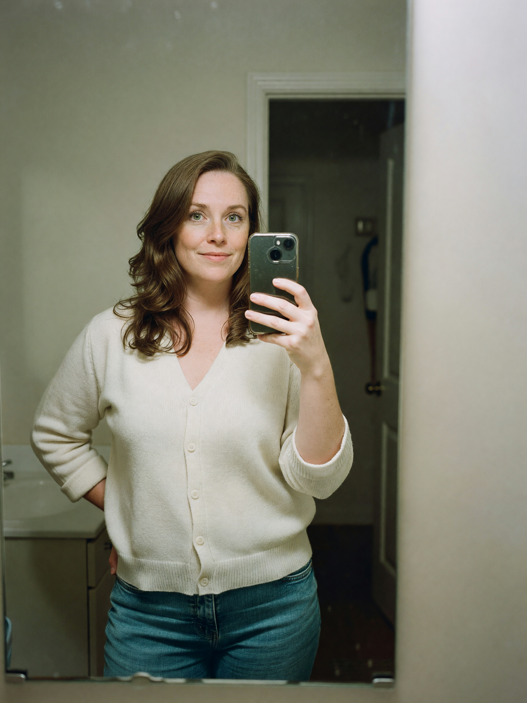 trying to decide if this cardigan is actually doing what I need it to do. probab