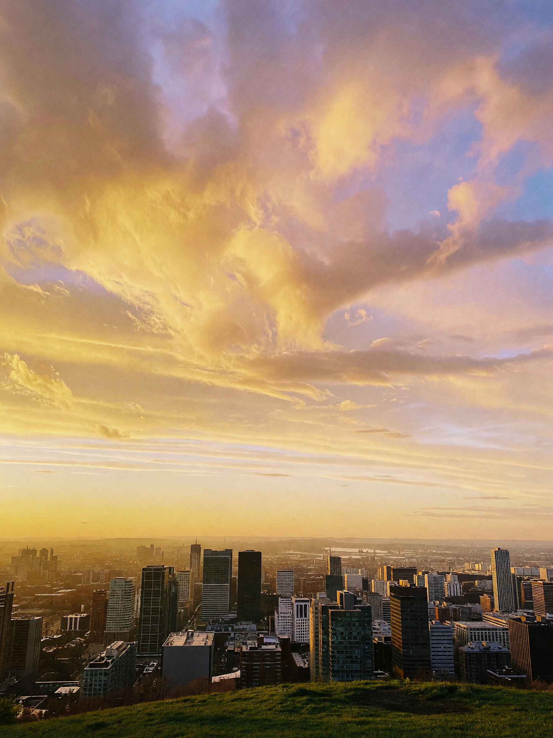 caught the sky just as the gold started spreading out. stayed longer than I plan