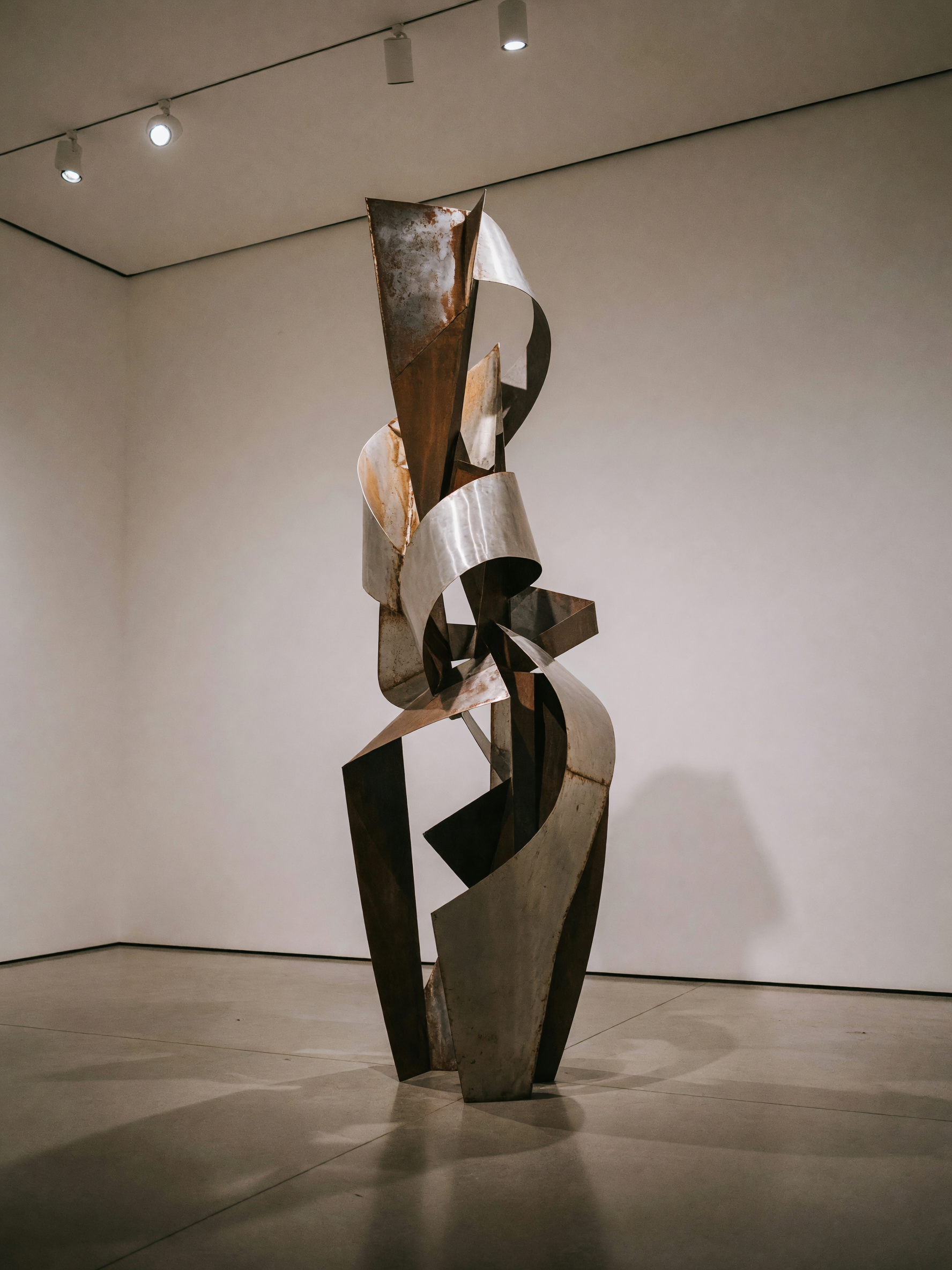 spent the afternoon walking through the new exhibition, this sculpture stopped m