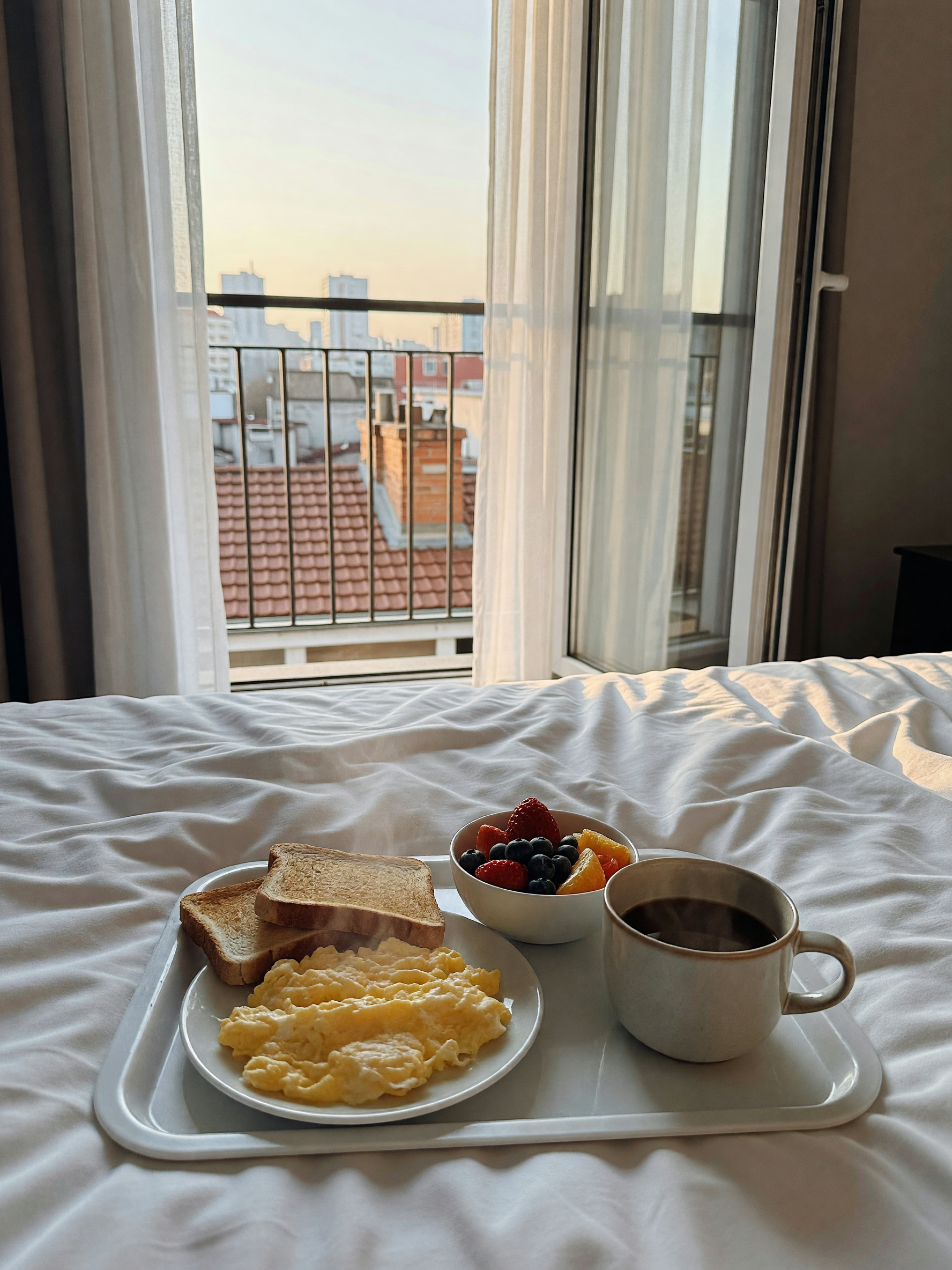 Room service showed up exactly when I needed it. Sometimes quiet mornings away f