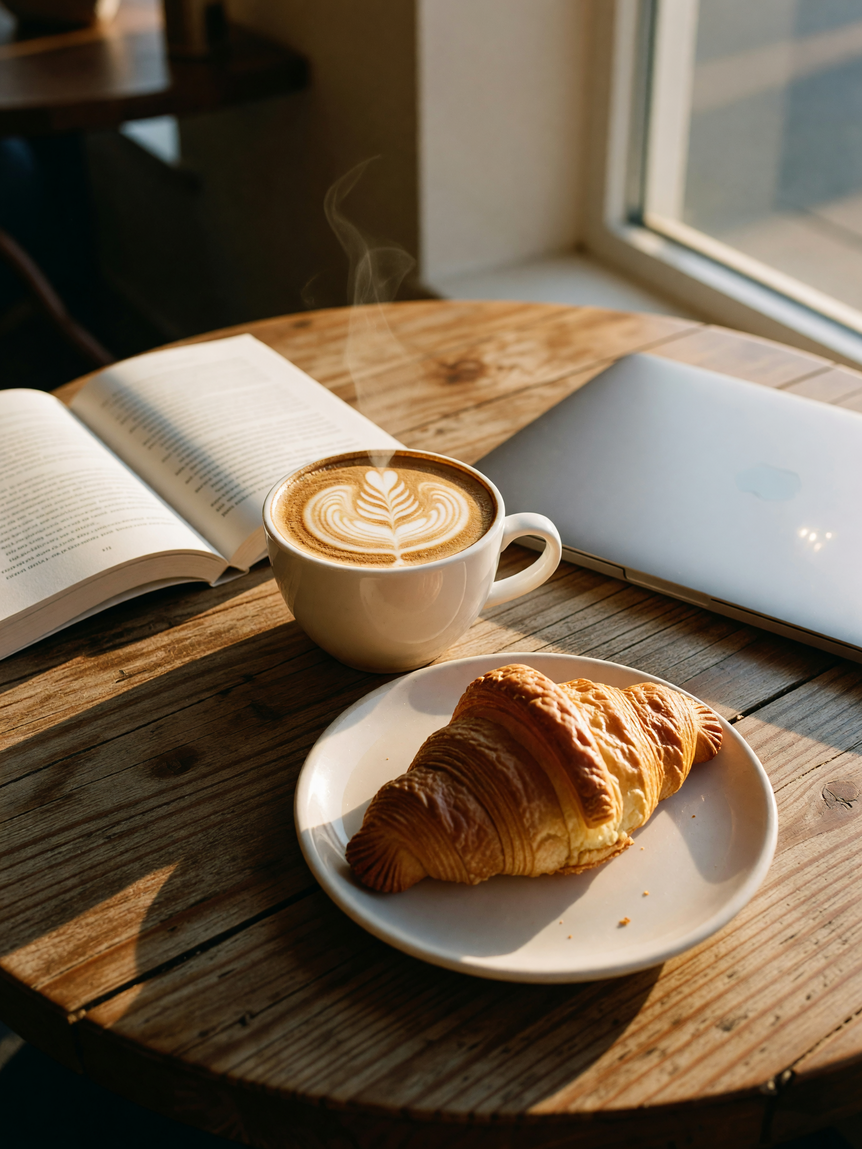 Trying to get this chapter done before the afternoon hits. Croissant didn't last