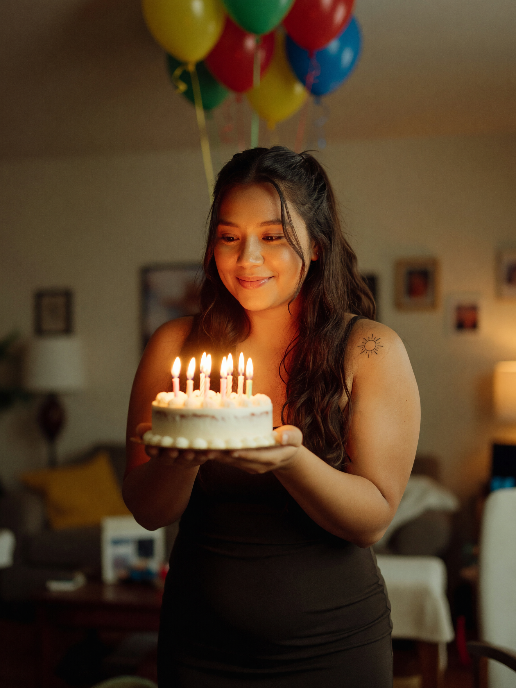 twenty-nine and still making wishes over cake in this dress somebody stop me #birthday