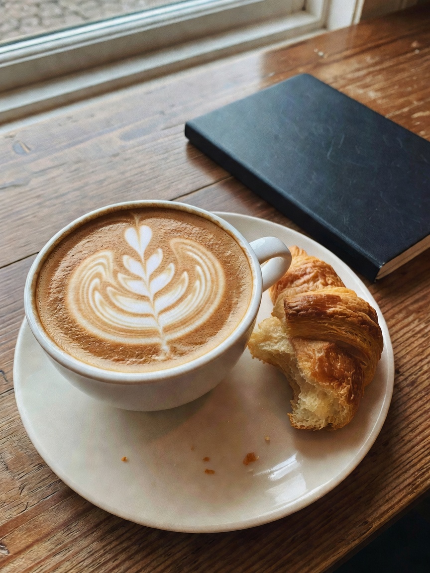 nothing beats a solid latte and a good book after a heavy lift. fueling the mind