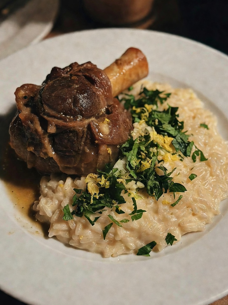 date night done right. that osso buco hit different and the tiramisu was the per