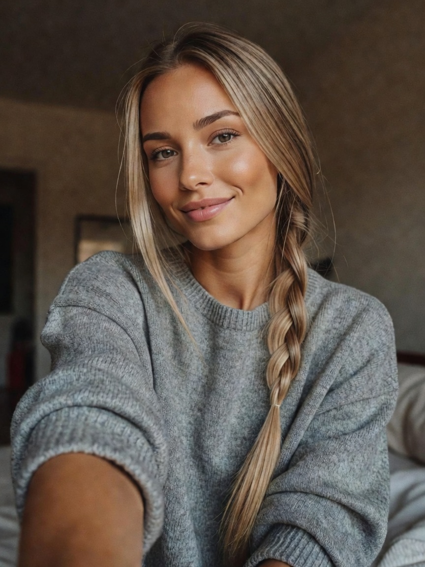 caught my reflection while walking past the window this morning. no makeup, hair
