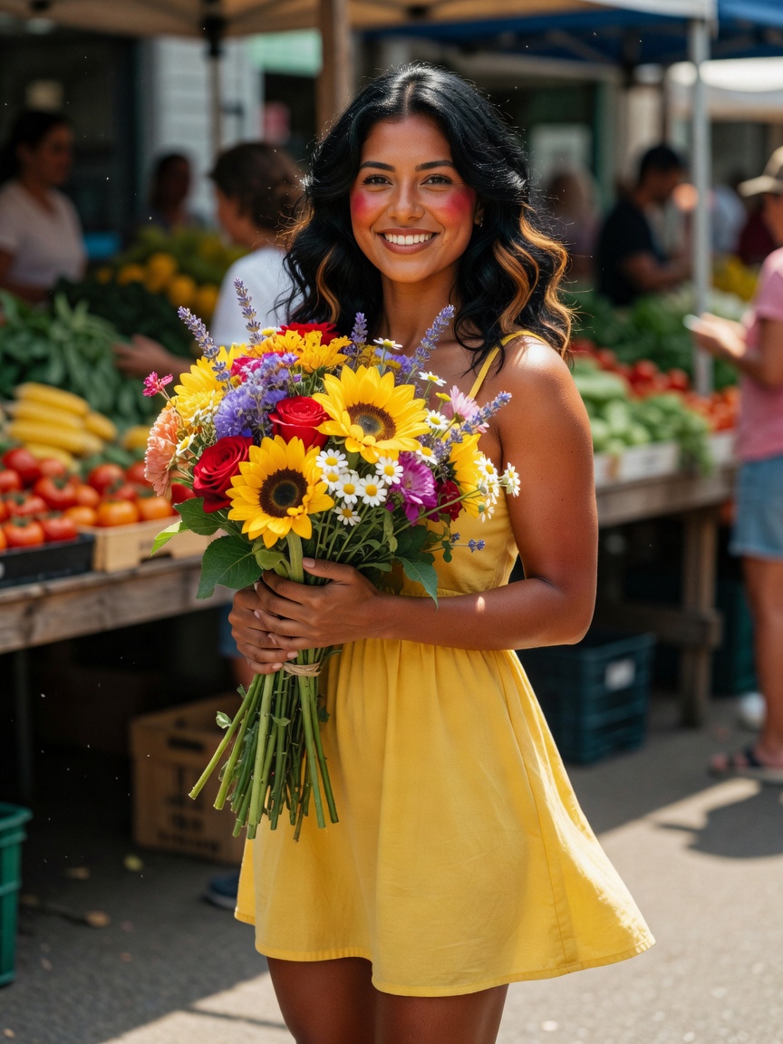Sunday mornings at the market always feel like a reset. Fresh flowers, sunshine 