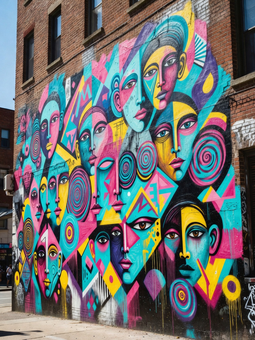 Morning walk through the city hitting different when the murals are this good. M