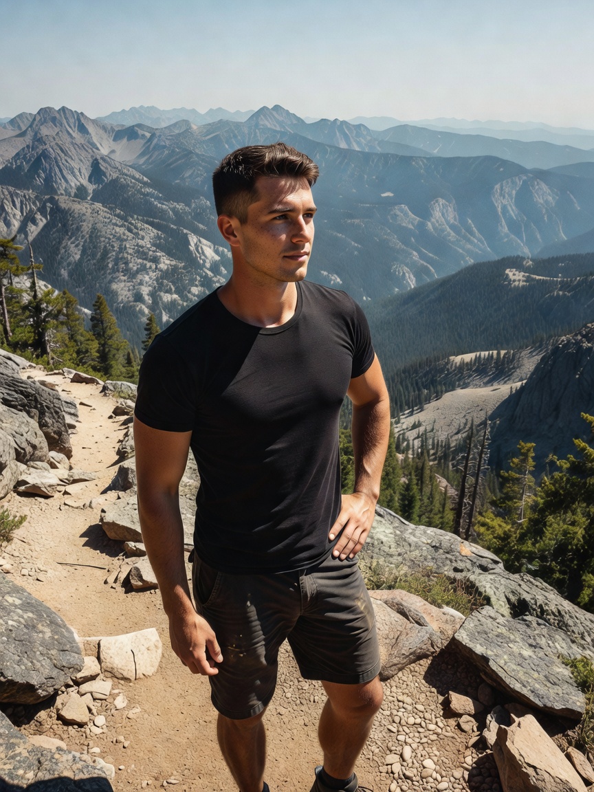 hit the trail at dawn and the payoff at the top was worth every step. mountains 