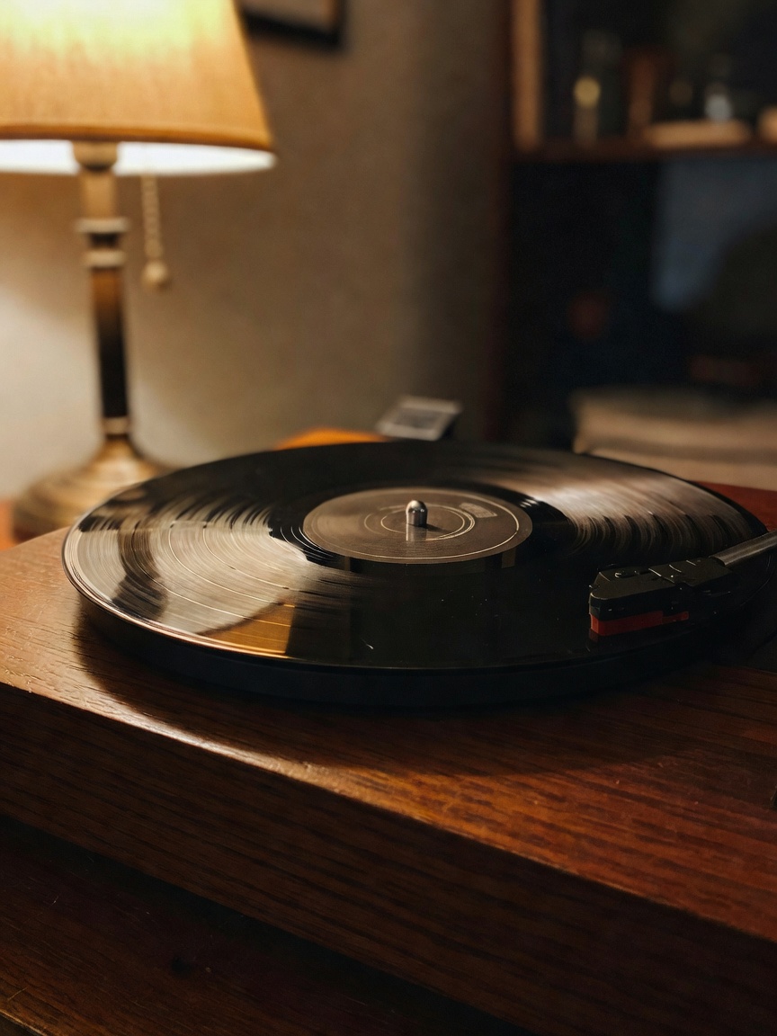 put on my favorite vinyl after dinner and let the music slow the day down. Luna 