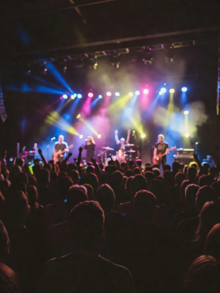 the energy in this venue tonight was insane!! blurry stage but the lights and th