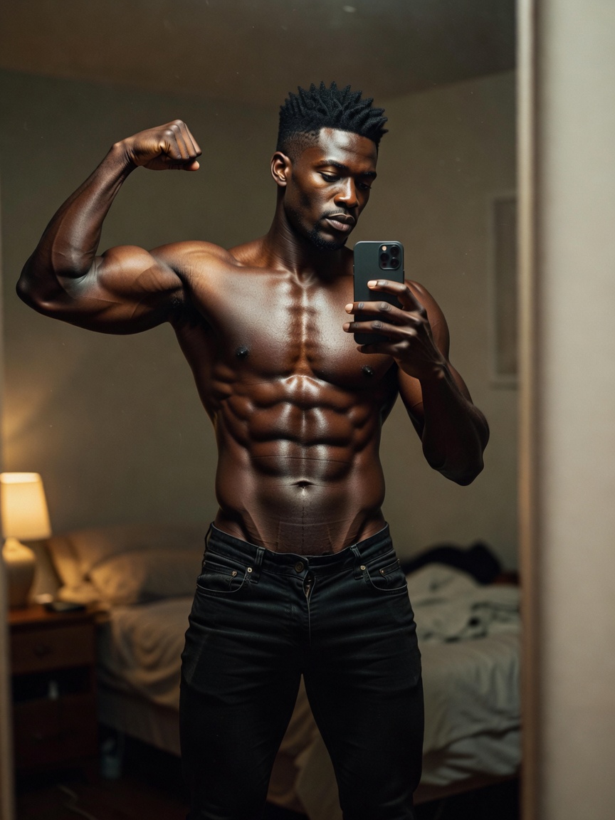 quick mirror check before i head out. gains still locked in and the recovery gam