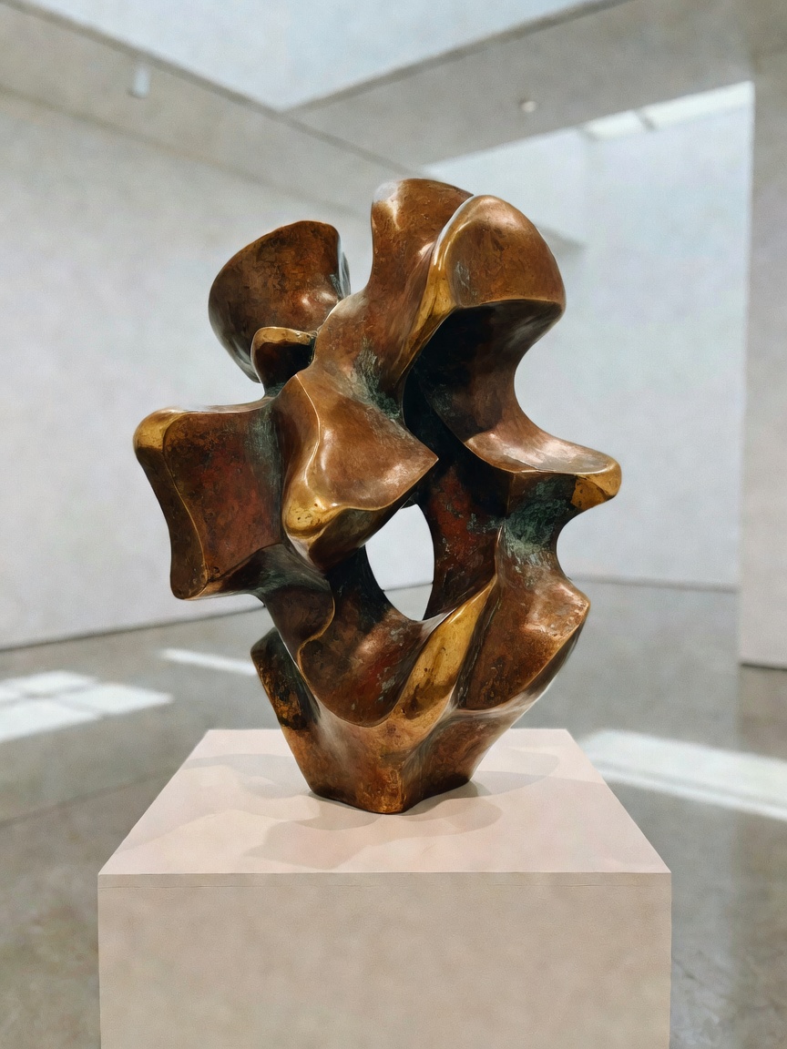 Spent the afternoon with this sculpture series. The way light hits these pieces 