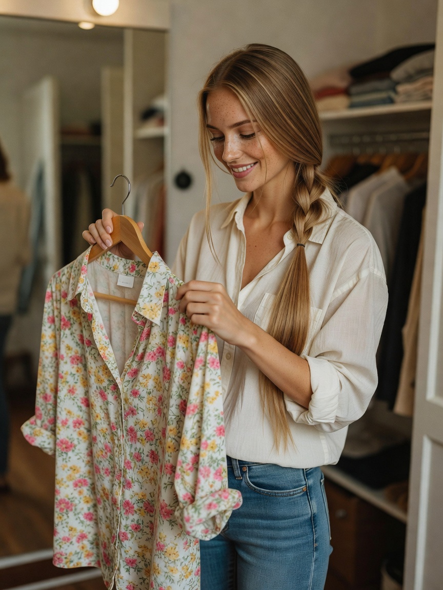 Found the perfect linen button-down today. Slow mornings like this spent browsin