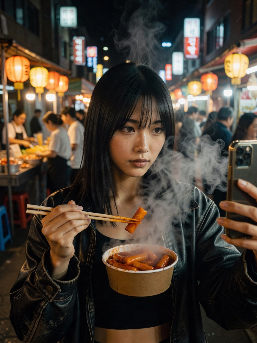 nothing hits like hot tteokbokki after a long run. book recs in stories if you n