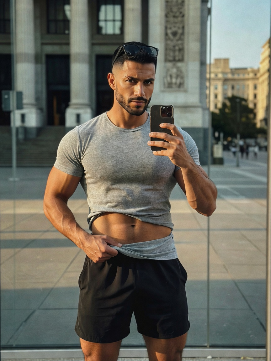 city exploring done right. who else is turning their vacation into leg day? max 