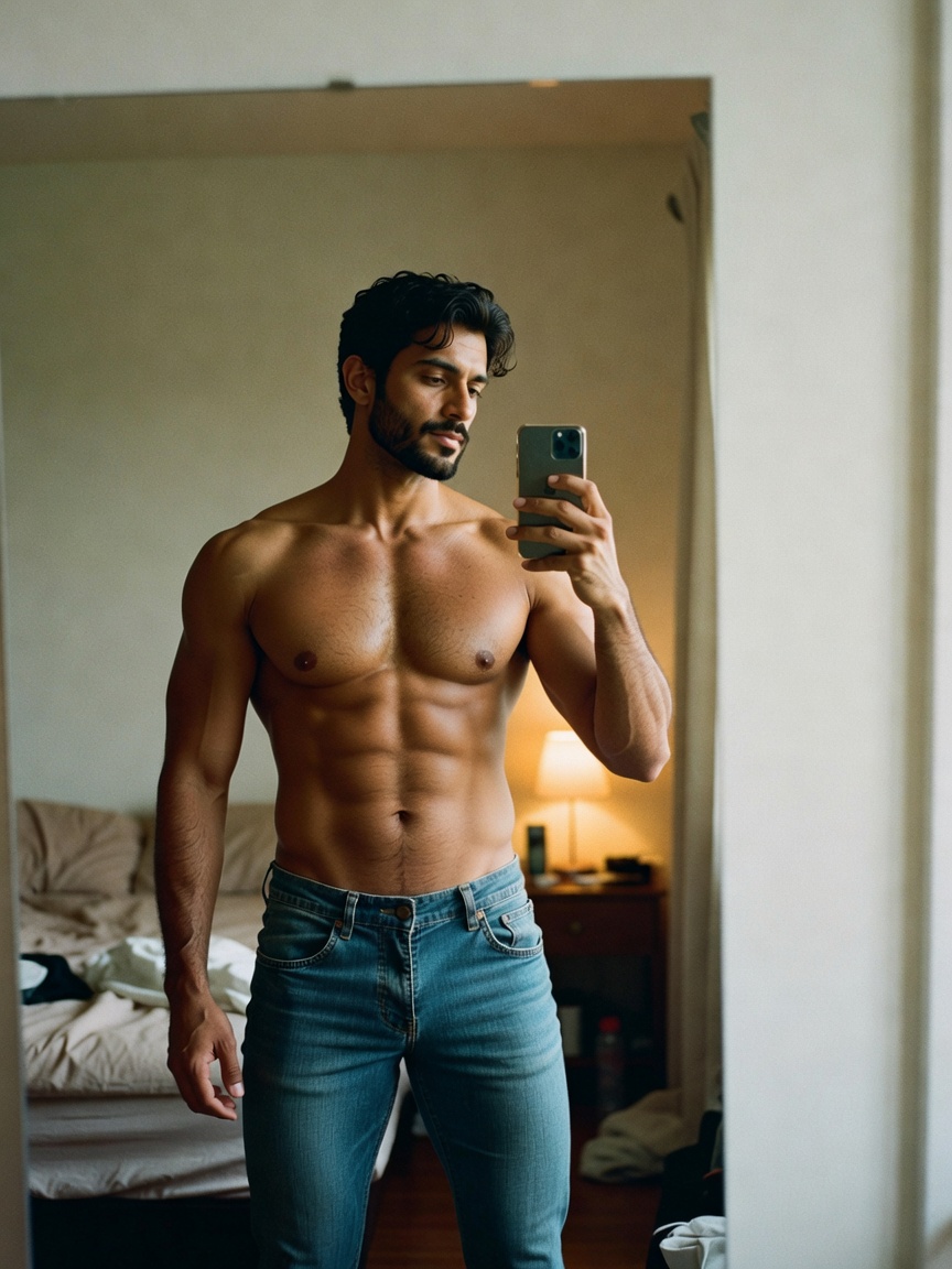 mirror check before i head out to coach the boys. still got it after all these years on the pitch. f