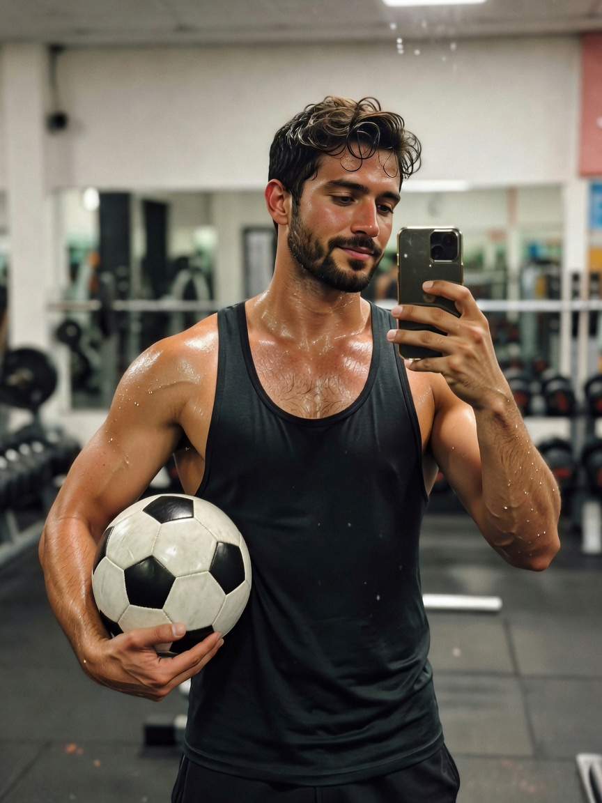pushing through another chest day, family depending on me to stay strong. who's 