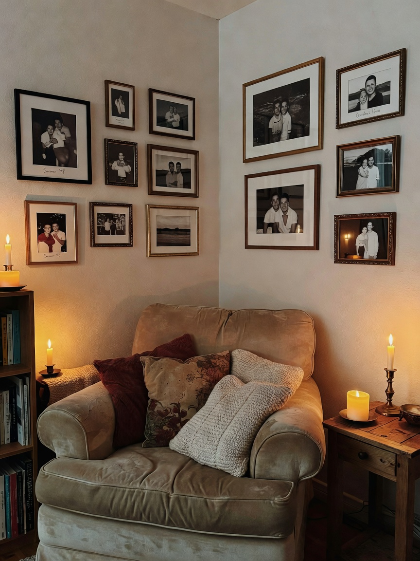 Finally finished my little reading corner and it feels like a warm hug every tim