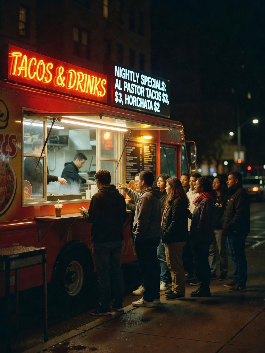 Late night run to the street trucks never disappoints. These tacos hit different