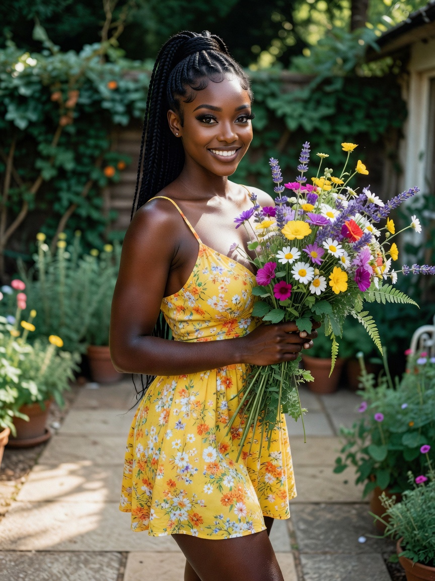 flowers and sundress season got me feeling extra soft but still strong... who el