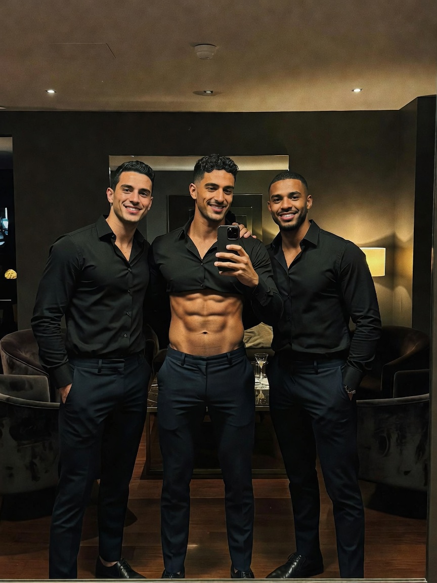 suited up and ready to own the night with the boys. who else is hitting the town looking this sharp?