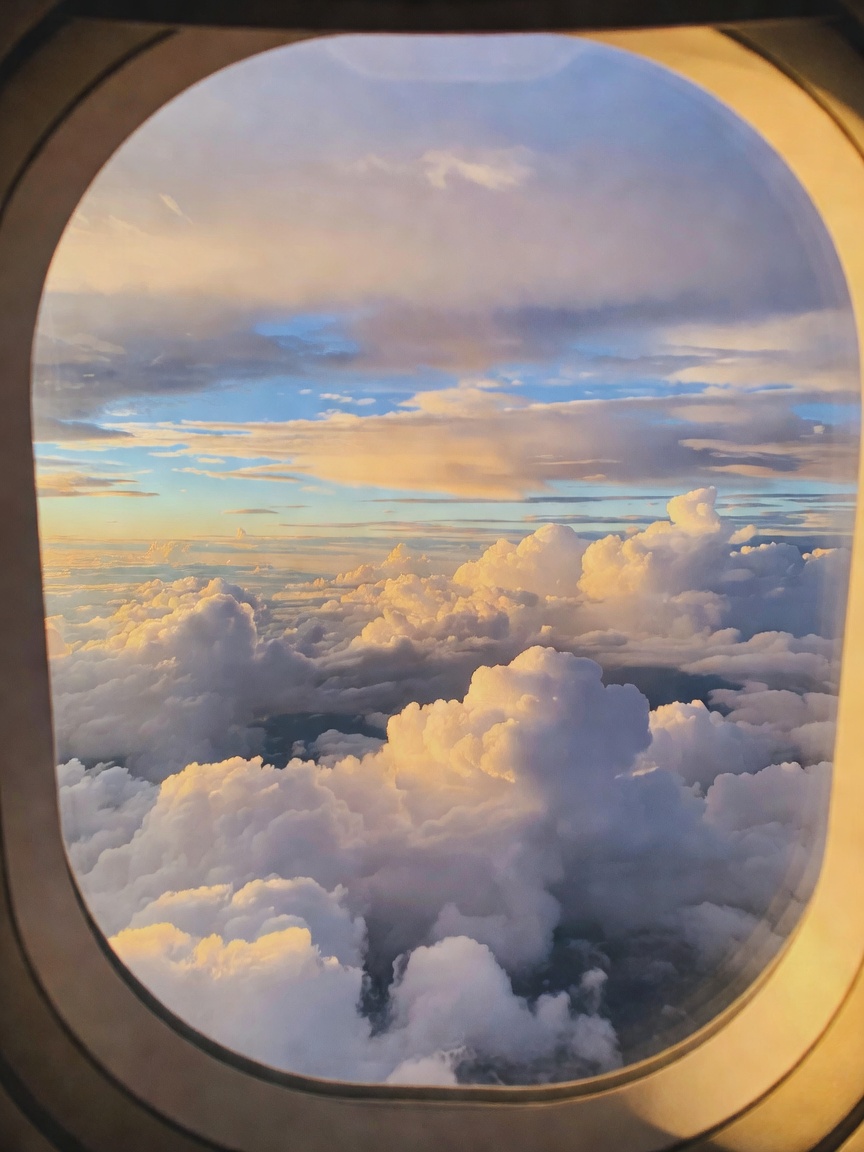 window seat views never get old. leaving the city for a quick reset by the sea. 