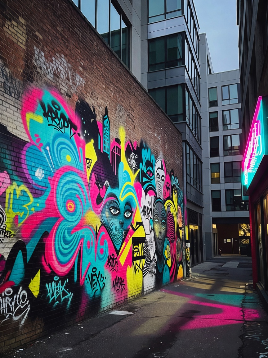 afternoon city stroll hitting all the right spots. these murals always get me in