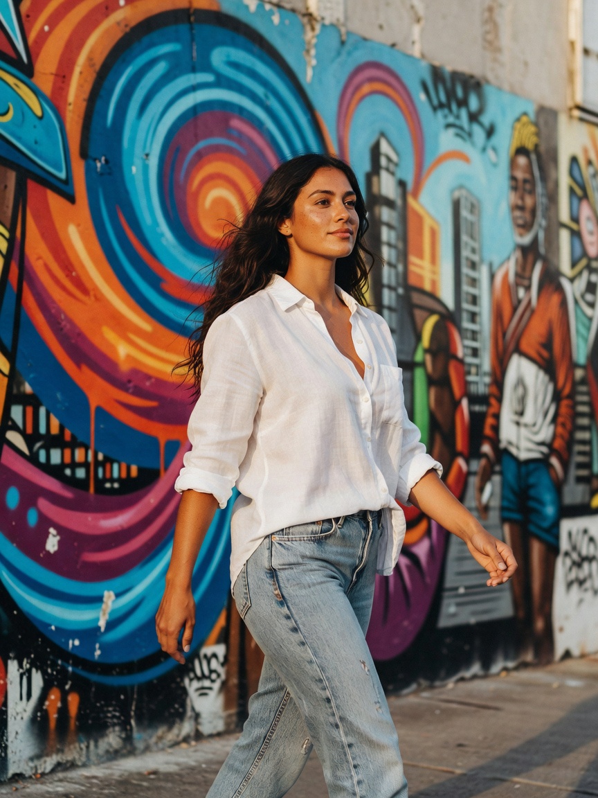 Love wandering these streets when the light is golden. Found some new murals tha
