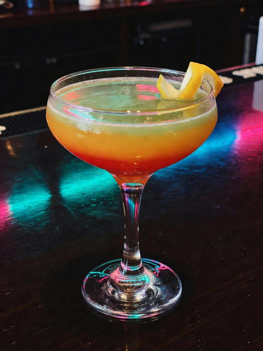 finally tried that new bar downtown. this cocktail is dangerously good and the l