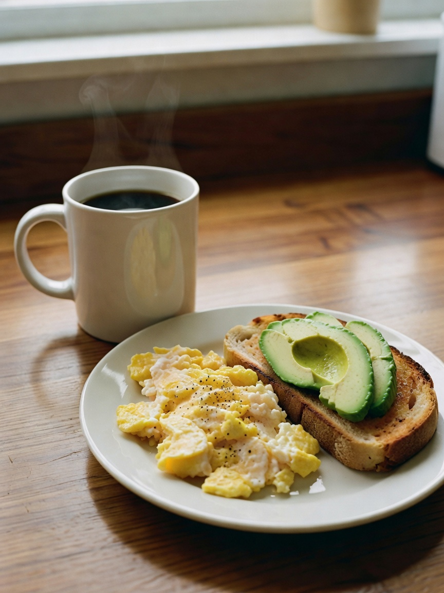 Quiet start. Coffee is decent this morning, breakfast hits the spot after the su