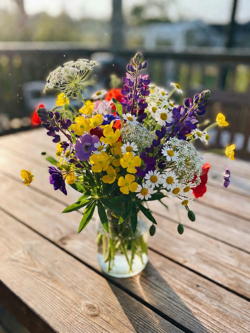 slow morning with these fresh blooms on the table. nothing beats a little nature